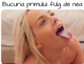 primul fulg de nea sex oral