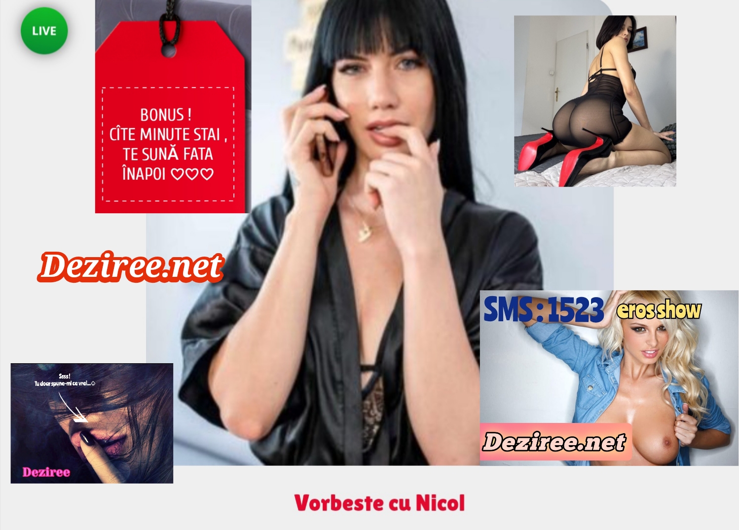 Escorte Sexy - Deziree. Net - Intră  pe Deziree.  net.   Acolo unde dorințele nu mai au filtre.  
Conexiuni discrete, conversații fierbinți și fantezii fără limite — totul într-un singur loc.  
???? Descoperă, explorează, simte.  
Click… și noaptea începe. 