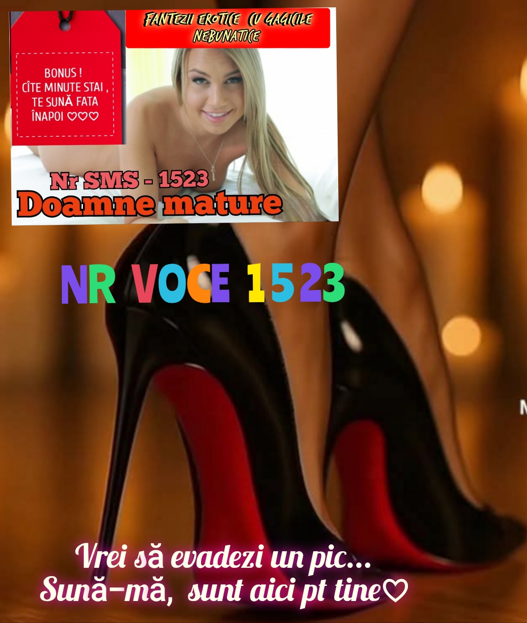 Escorte Sexy - Deziree. Net - Intră pe Deziree.  net.  Acolo unde dorințele nu mai au filtre.  Conexiuni discrete, conversații fierbinți și fantezii fără limite — totul într-un singur loc.  Descoperă, explorează, simte.  Click… și facem tot ce vrei.  ♡♡♡♡Tarif ( 1, 7o euro fară tva) .  Pupic /