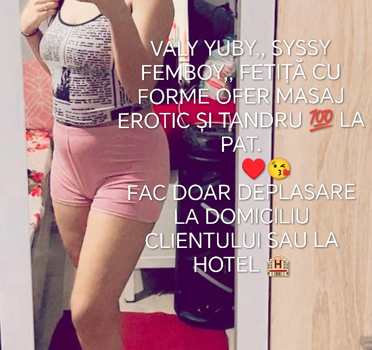 Pecica Arad - Escorta Sexy - BUNA SUNT VALY YUBY SYSSY FEMBOY FETI?? PLINU?? OFER MASAJ EROTIC ?I TANDRU LA PAT B?RBA?ILOR GENERO?I 
FAC DOAR DEPLASARE LA DOMICILIU T?U SAU LA HOTEL ???? 
MAI MULTE DETALII A?TEPT MESAJUL T?U PE WATAP DOAR MESAJE NU R?SPUND LA APEL OK PUPICI DULCI ??????