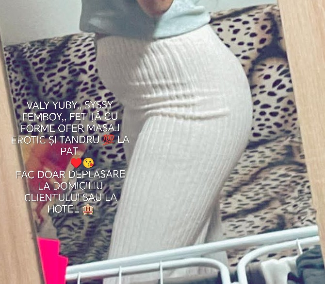 Pecica Arad - Escorta Sexy - BUNA SUNT VALY YUBY SYSSY FEMBOY FETI?? PLINU?? OFER MASAJ EROTIC ?I TANDRU LA PAT B?RBA?ILOR GENERO?I 
FAC DOAR DEPLASARE LA DOMICILIU T?U SAU LA HOTEL ???? 
MAI MULTE DETALII A?TEPT MESAJUL T?U PE WATAP DOAR MESAJE NU R?SPUND LA APEL OK PUPICI DULCI ??????