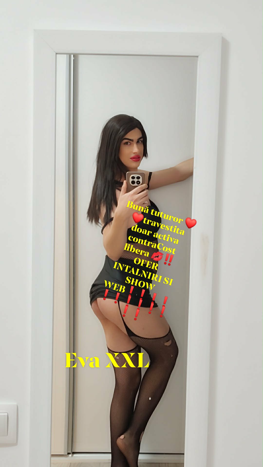 Bucuresti - Escorta Sexy - Eva XXL TOP travesty bi accept si cupluri ofer si ShoWeb