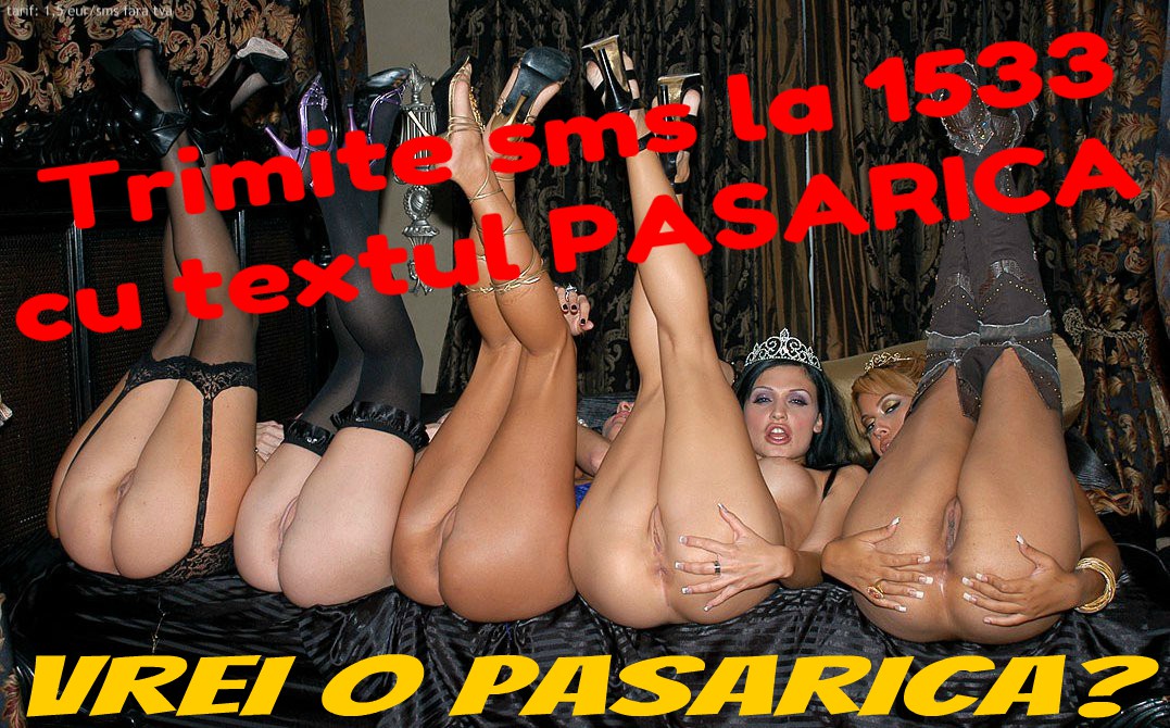 TOATA ROMANIA - Escorta Sexy - Simplu si eficient, chiar langa tine prin simplu SMS sau suni direct! Discretie asigurata cu femei ce vor doar placere, fantezii reciproce si distractie fara obligatii! Asta cauti? Ai gasit bby! Trimite sms cu numele orasului si o fata din zona ta iti va raspunde ptr detalii, o poti suna la orice ora si distractia e pe val! 1533 este numarul tau secret, suna sau trimite sms, doar daca esti major, non stop valabil.  Tarif 1, 5 eur/sms/min, fara tva.  Nu lasa mult fetele sa astepte ceea ce-si doresc!