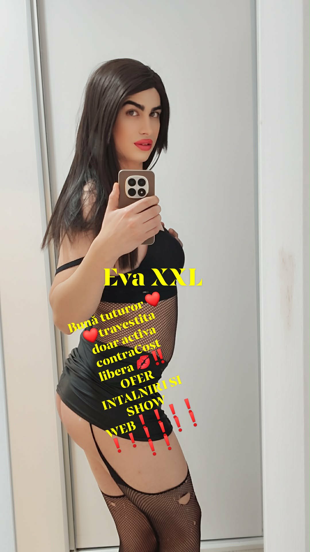 Bucuresti - Escorta Sexy - Eva XXL travestita activa XXL TOP accept si cupluri ofer si ShoWeb