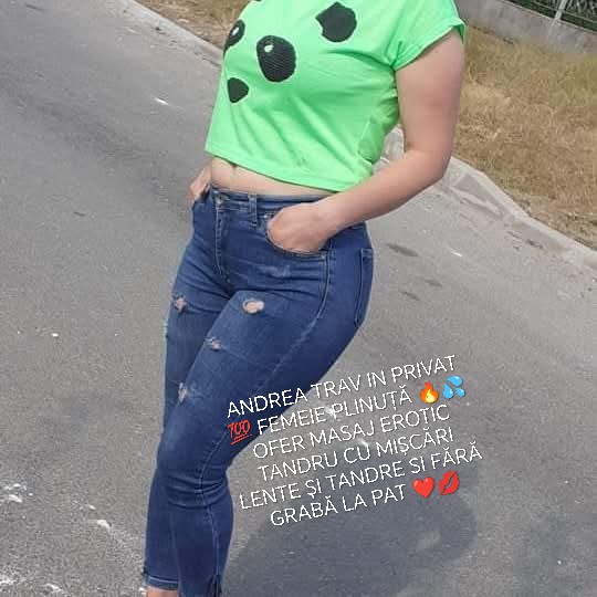 Escorte Sexy - Pecica Arad - BUN? SUNT ANDREA TRAV IN PRIVAT ???? FEMEIE PLINU?? ???????? OFER MASAJ EROTIC TANDRU CU MI?C?RI LENTE LA PAT F?R? GRAB? ?I F?R? RE?INERI FAC DOAR DEPLASARE LA DOMICILIU CLIENTULUI SAU LA PAT DETALII WATAP DOAR MESAJE PUPICI DULCI ????
