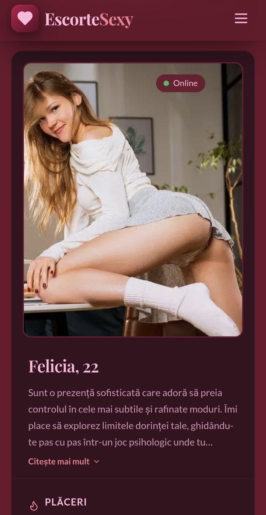 Escorte Sexy - Escortesexy-chat-erotic.Com - Descopera pasiunea alaturi de noi, intra in site-ul oficial Escortesexy-chat-erotic.  com si descopera diferenta!